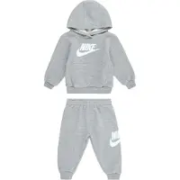 Nike Sweatset - Gråmelerad m. Vit - - 24 mån - Sweatset