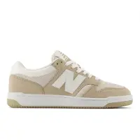 New Balance för män. BB480LV1 Sneakers i läder 480 beige (40), Hud, Karta, Nyckelband, Casual