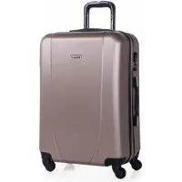 Itaca unisex. 71160-03 4 Wheeled Trolley Case Medium 71160 champagne -65x44x24cm (OSFA), Brown, Casual, ABS / Polycarbonate