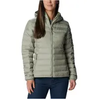 Columbia - Dunjackor skid dam - Lake 22 II Down Hooded Jacket Safari för Unisex - Storlek XS - Khaki