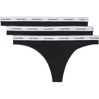 Calvin Klein 3 Pack Thongs Icon Logo