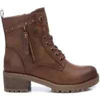 Refresh för kvinnor. 17224103-CAMEL Ankelstövlar 172241 brun (39), 3 till 5 cm, Zip, Casual