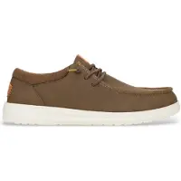 HEY DUDE for man. HD43352 Moccasins Paul Classic brown (43), Flat, Laces, Casual