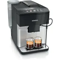 Siemens EQ.500 TP511R01, Espressomaskin, 1,9 l, Kaffebönor, Inbyggd kvarn, 1500 W, Svart, Silver