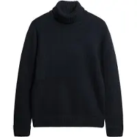 Superdry för män. M6110593A Jumper med rullkrage Merchant Store (L), Casual, Akryl, Lång ärm, Marino