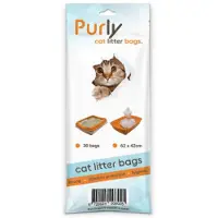 Purly påsar för kattlåda (30 st)