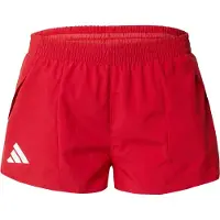 Adidas Sportbyxa 'Adizero' röd / vit