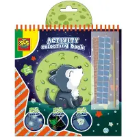 SES Creative Aktivitetsbok m. Självlysande - - One Size - Aktivitetsbok