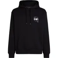 Karl Lagerfeld Sweatshirt 'IKON' svart / vit