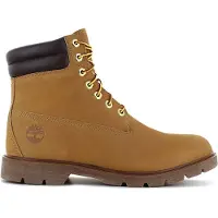 Timberland för män. TB1A27TP2311 6 Inch Lace Up Boot bruna läderstövlar (49 W), Hud, Karta, Nyckelband, Casual