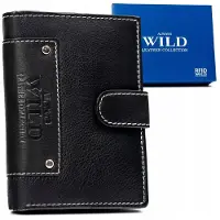 Always Wild Skórzany portfel męski z systemem RFID NoSize