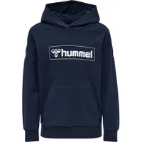 Hummel Hoodie - hmlBox - Marinblå - - 4 år (104) - Hoodie
