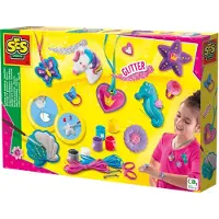 SES Creative gjutning och målning - smycken, gjutning/målningsset för barn, 5 år, Multicoloured