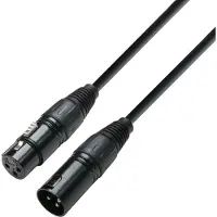 AH CABLES KDMX10 DMX Anslutningskabel [1x XLR-hankontakt - 1x XLR-honkontakt] 10.00 m