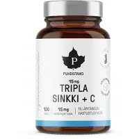 Puhdistamo Pudhistamo Triple Zinc 25 mg, 120 kapslar