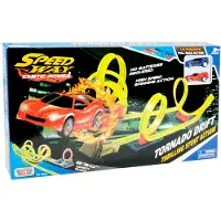 Motor Max Tornado Drift Racerbana med 2 bilar