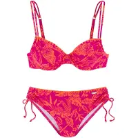 Venice beach Bikini orange / rosa