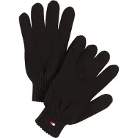 Tommy Hilfiger Handskar - Stickad - Svart - - S/M - Handskar