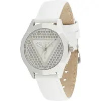 GUESS Glitz Plaque Damklocka