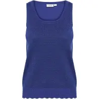 Saint tropez Broderad topp 'Mila' violettblå / mörklila