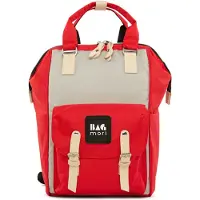 Bagmori Skötväska beige / röd / svart