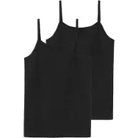 LMTD Topp - NlfNove - Noos - 2-pack - Svart - - 9-10 år (134-140) - Linne