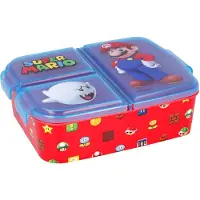 Super Mario matlåda - Barnmatlåda med 3 fack