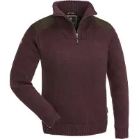 Pinewood Women's Hurricane Sweater Dark Burgundy Melange