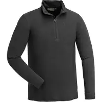 Pinewood Abisko Merino Half Zip Underställströja (Färg: Svart, Storlek: XL)