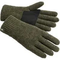 Pinewood Wool Glove Moss Green Melange