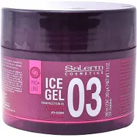 Salerm Cosmetics SALERM - Hårstylingsgel - Ice Gel 03-200 ml - Stark Håll - Våt Look Gel - Håll och Fukt