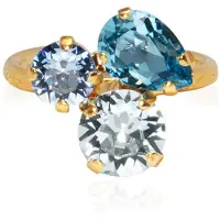 Caroline Svedbom Colette Ring Gold Sea Breeze Combo - Stjärnurmakarna
