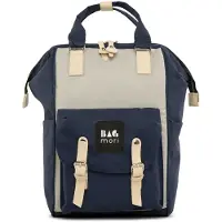 Bagmori Skötväska beige / mörkblå