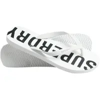 Superdry for man. MF310221A Flip-flops Code Core Sport white (S), Flat, None, Casual, Beachwear