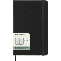 Moleskine 12M Weekly Planner Vertical Hardcover 2025 Large Black
