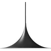 Gubi Taklampa , Semi, dimbara, Svart, Vardagsrum, Metall, Design