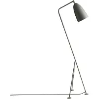Gubi Golvlampa , Gräshoppa, Blå, Vardagsrum, Metall, Design