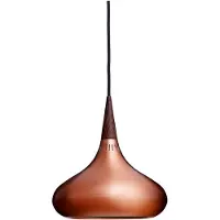 Fritz Hansen Taklampa , Orient P1, dimbara, Koppar, Vardagsrum, Metall, Design
