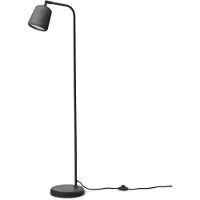 New Works Golvlampa , Material, Svart, Vardagsrum, Betong, Design