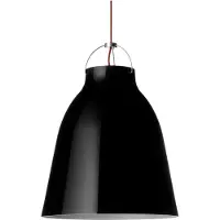 Fritz Hansen Design pendellampa Caravaggio P3, dimbar, Svart, Vardagsrum / matsal, Aluminium / grå / zink, Design, Pendellampa