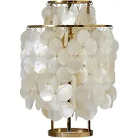 Verpan Bordslampa , Beige, Vardagsrum, Metall
