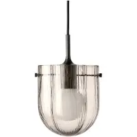 Gubi Taklampa , Seine, dimbara, Brons / antikmässing, Vardagsrum, Glas, Design