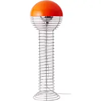 Verpan Golvlampa , Wire, Orange, Vardagsrum, Metall, Design