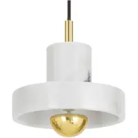 Tom Dixon Taklampa , Stone, dimbara, Vit, Vardagsrum, Marmor, Design