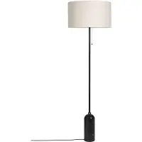 Gubi Golvlampa , dimbara, Svart, Vardagsrum, Marmor