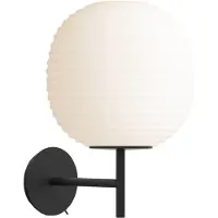 New Works Vägglampa , Lantern Small, dimbara, Svart, Vardagsrum, Metall, Design