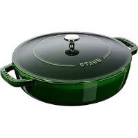 Staub Braiser Chistera 28 cm Basil Green