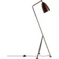 Gubi Golvlampa , Brun / rost, Vardagsrum, Metall