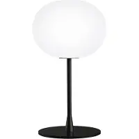 Flos Design bordslampa Glo-Ball T1, dimbar, Svart, Vardagsrum / matsal, Glas, Design, Bordslampa