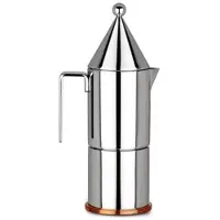 Alessi 90002/3 La Conica 3 koppars mokabryggare